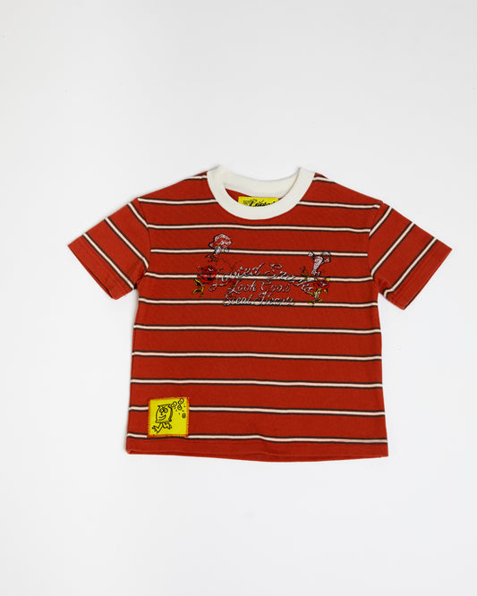 The Little Striped Ringer Tee